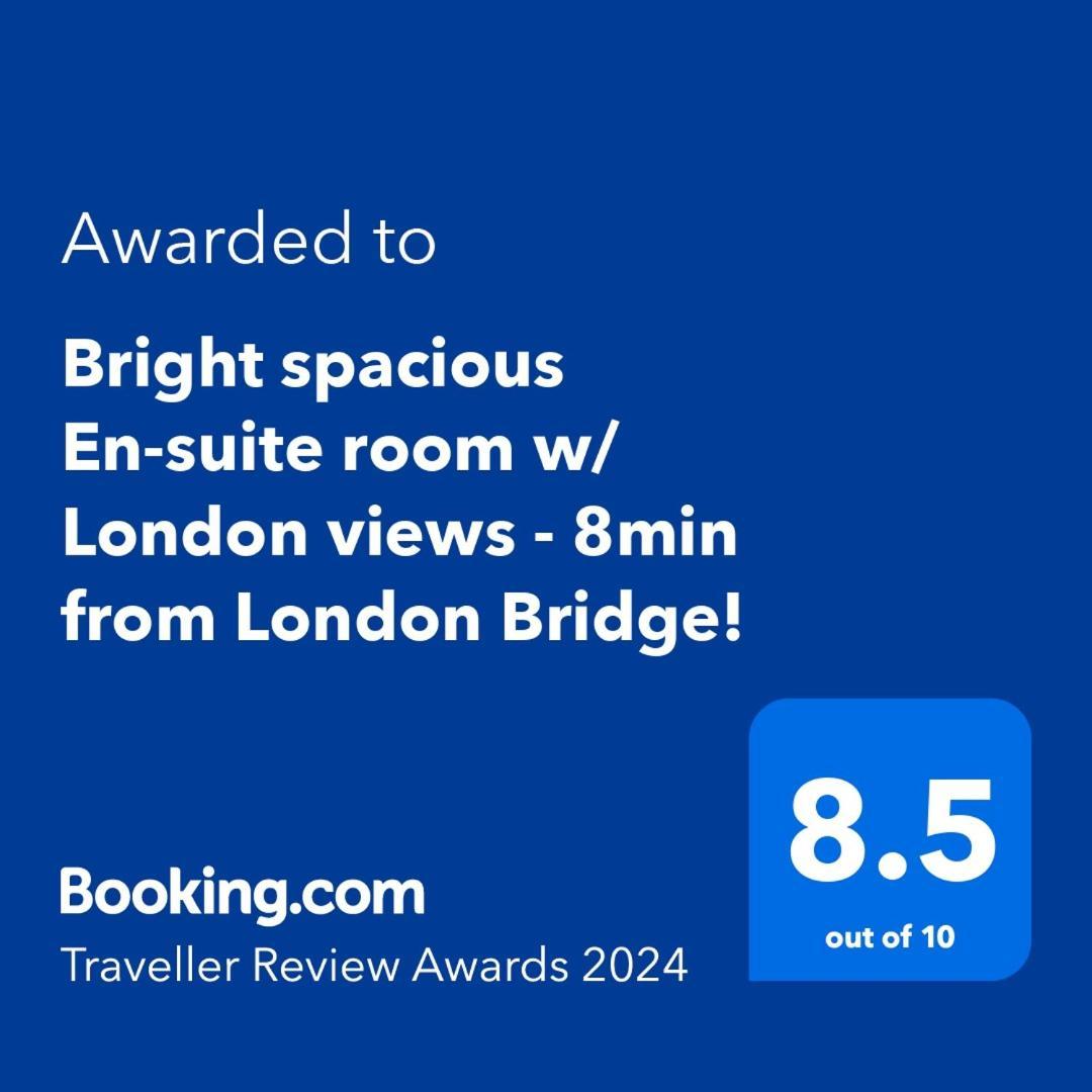 Bright Spacious En-Suite Room W/ London Views - 8Min From London Bridge! Exterior foto
